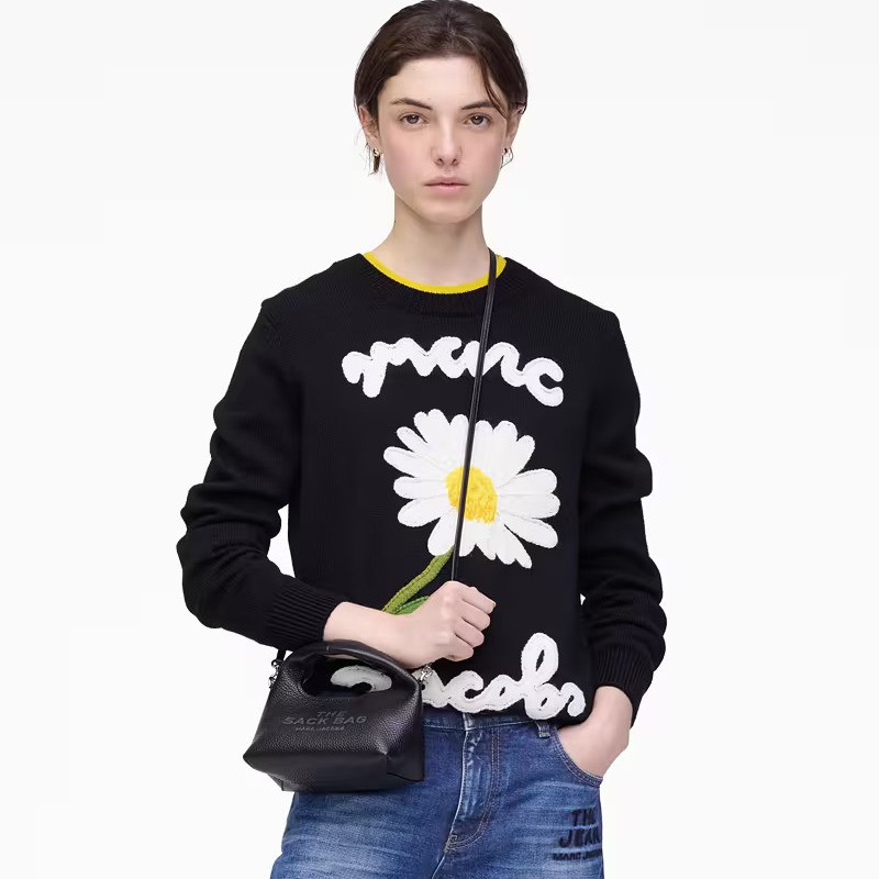 Мікро-сумка крос-боді Marc Jacobs The Sack Bag у кольорі Black