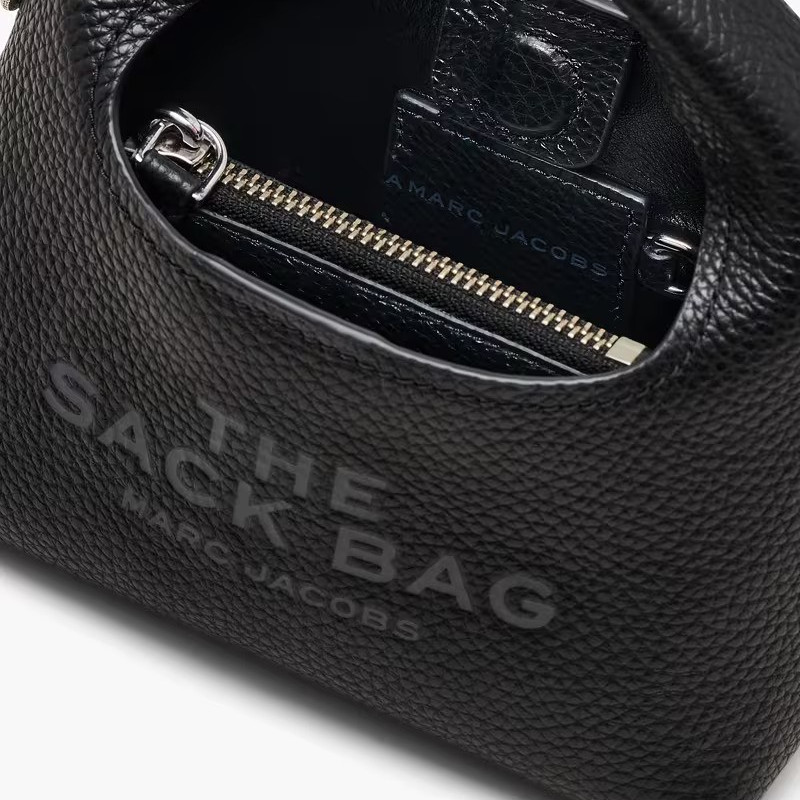 Мікро-сумка крос-боді Marc Jacobs The Sack Bag у кольорі Black