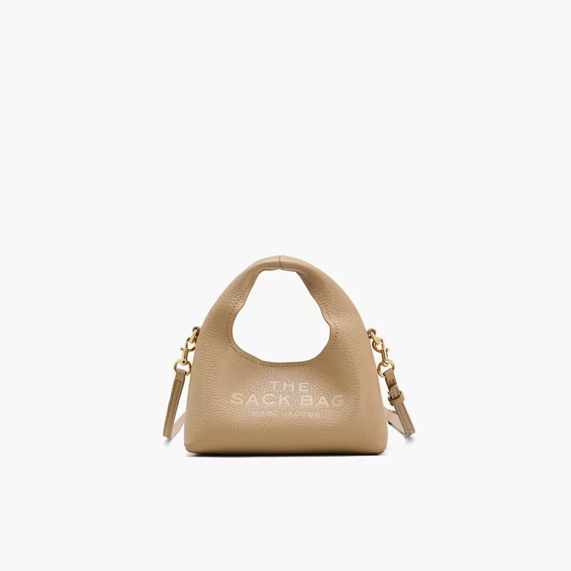 Мікро-сумка крос-боді Marc Jacobs The Sack Bag у кольорі Camel