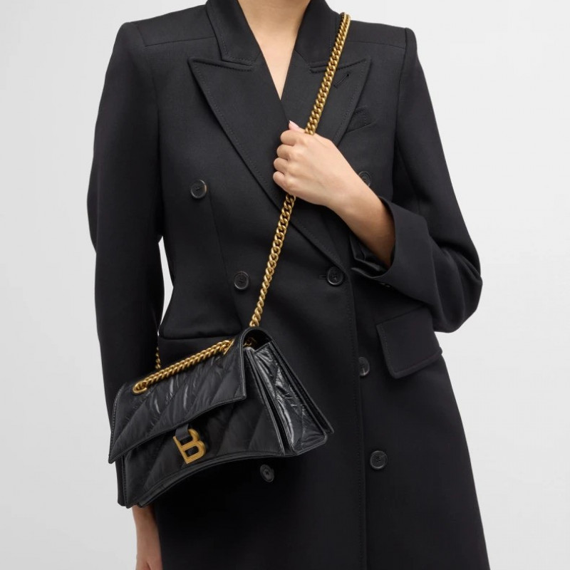 Сумка Balenciaga Crush Small Chain Bag Quilted Shoulder Bag