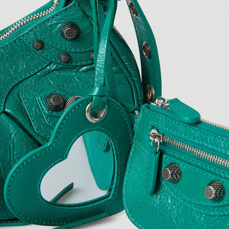 Сумка Balenciaga Le Cagole XS Shoulder Bag Green