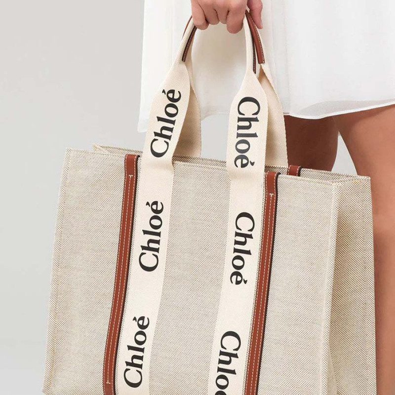 Сумка Chloe Large Woody Tote Bag