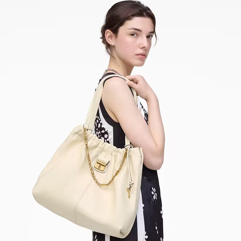 Жіноча шкіряна сумка Marc Jacobs The Cristina Tote Ivory
