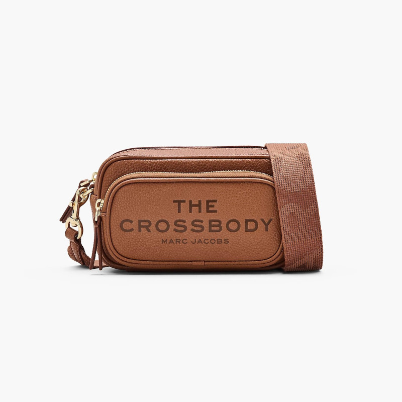 Сумка Marc Jacobs The Crossbody Bag у відтінку Argan Oil — оригінальна шкіряна crossbody