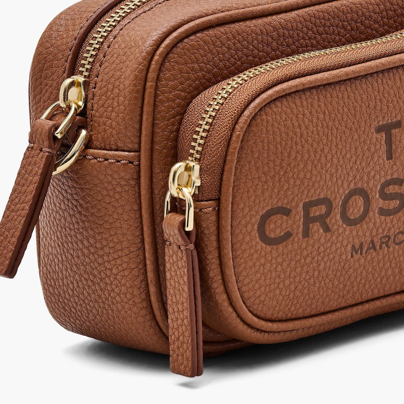 Сумка Marc Jacobs The Crossbody Bag у відтінку Argan Oil — оригінальна шкіряна crossbody