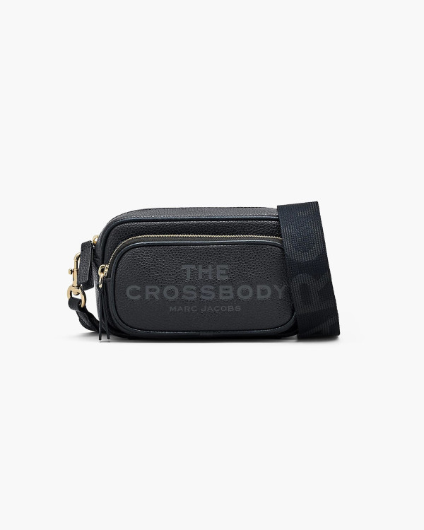 Marc Jacobs The Crossbody Bag Black — жіноча шкіряна кросбоді-сумка