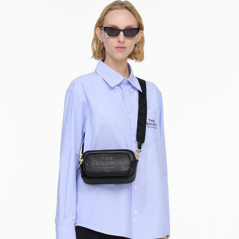 Сумка Marc Jacobs The Crossbody Bag Black — оригінальна шкіряна кросбоді 2S5HCR002H02_001
