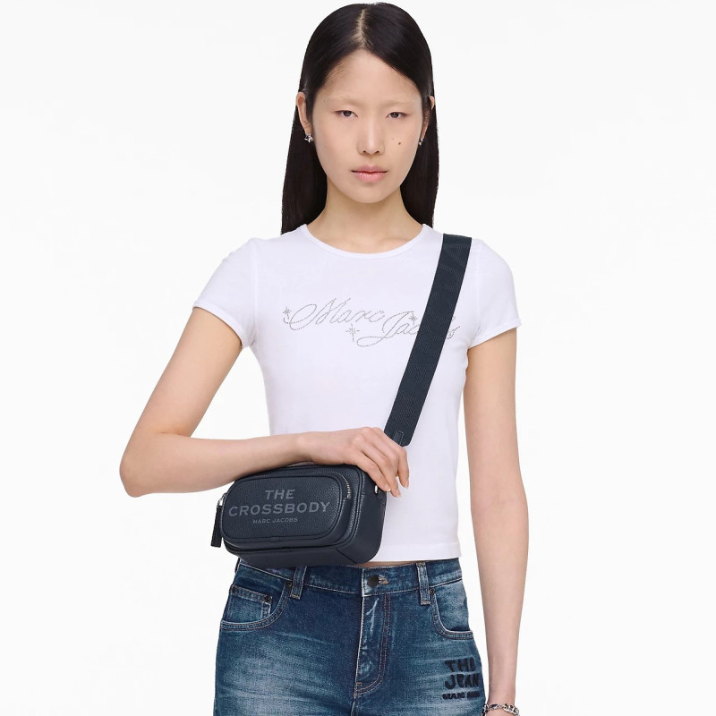 Сумка Marc Jacobs The Crossbody Bag у відтінку Blue Sea — оригінальна шкіряна кросбоді (2S5HCR002H02_426)