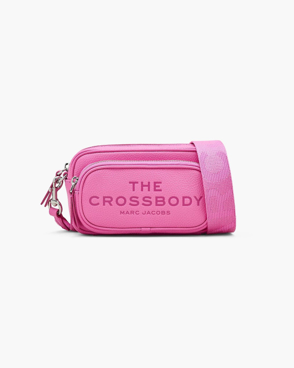 Marc Jacobs The Crossbody Bag Bow Pink — жіноча шкіряна кросбоді-сумка