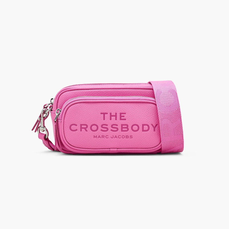 Marc Jacobs The Crossbody Bag рожевого кольору — оригінальна шкіряна crossbody