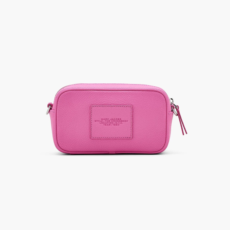 Marc Jacobs The Crossbody Bag рожевого кольору — оригінальна шкіряна crossbody
