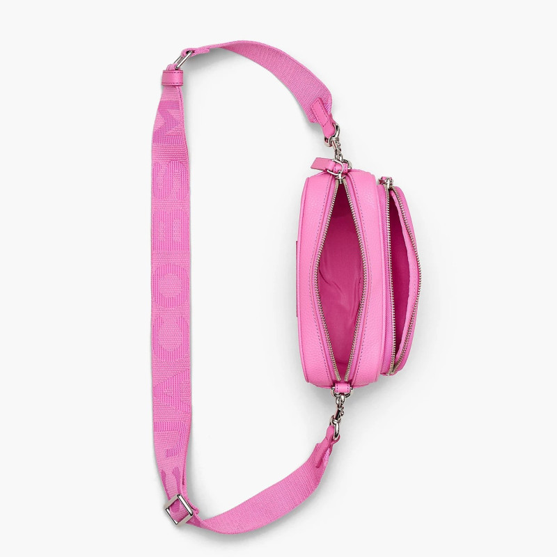 Marc Jacobs The Crossbody Bag рожевого кольору — оригінальна шкіряна crossbody
