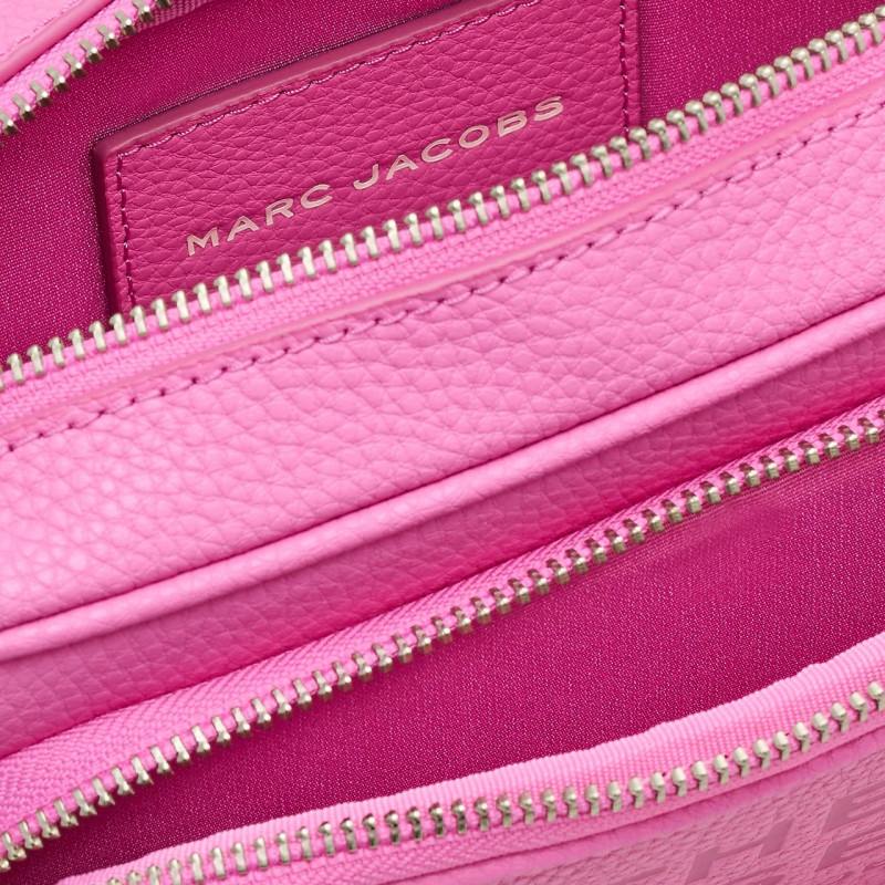 Marc Jacobs The Crossbody Bag рожевого кольору — оригінальна шкіряна crossbody