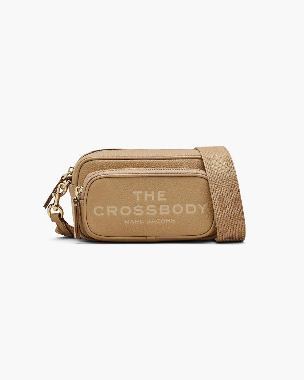 Marc Jacobs The Crossbody Bag Camel — жіноча шкіряна crossbody-сумка