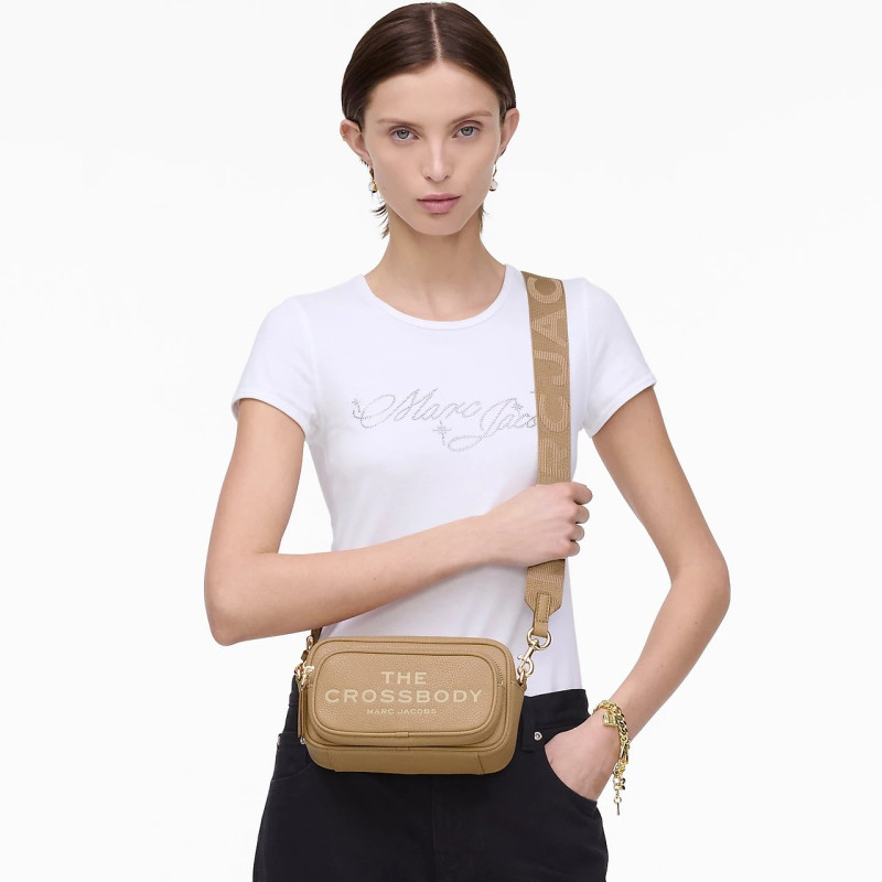 Сумка Marc Jacobs The Crossbody Bag Camel — оригінальна шкіряна crossbody 2S5HCR002H02_230