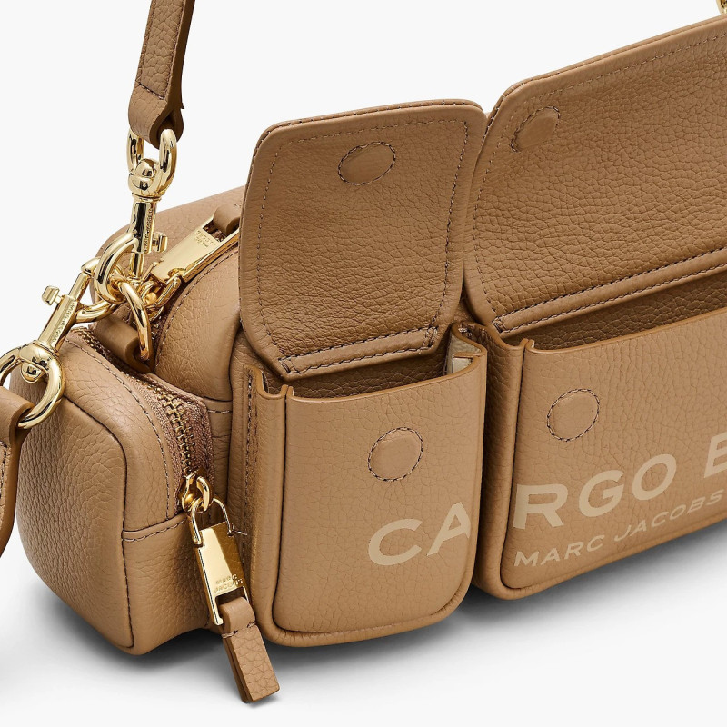 Сумка Marc Jacobs The Leather Cargo Bag Camel — жіноча шкіряна crossbody 2S4HSH085H02_230
