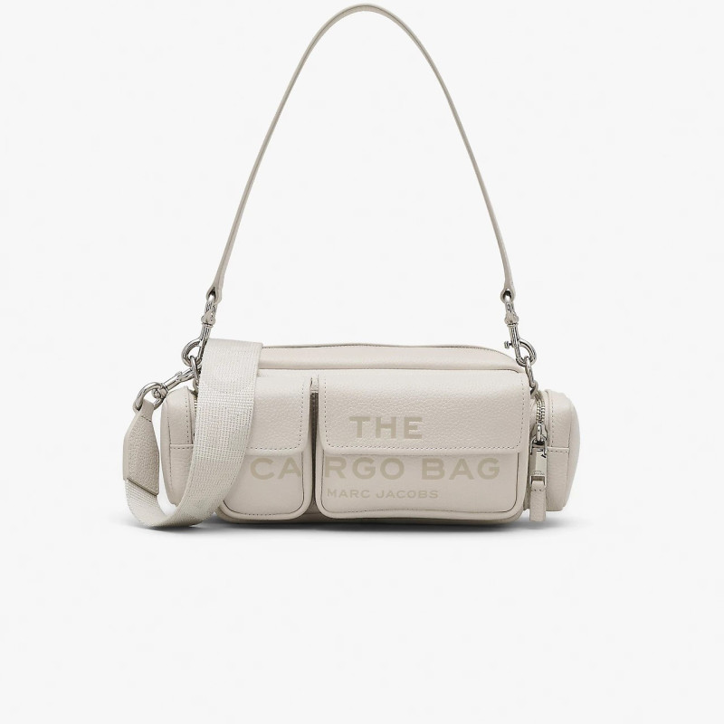 Сумка Marc Jacobs The Leather Cargo Bag у білому кольорі, фурнітура Silver — жіноча crossbody (2S4HSH085H02_140)