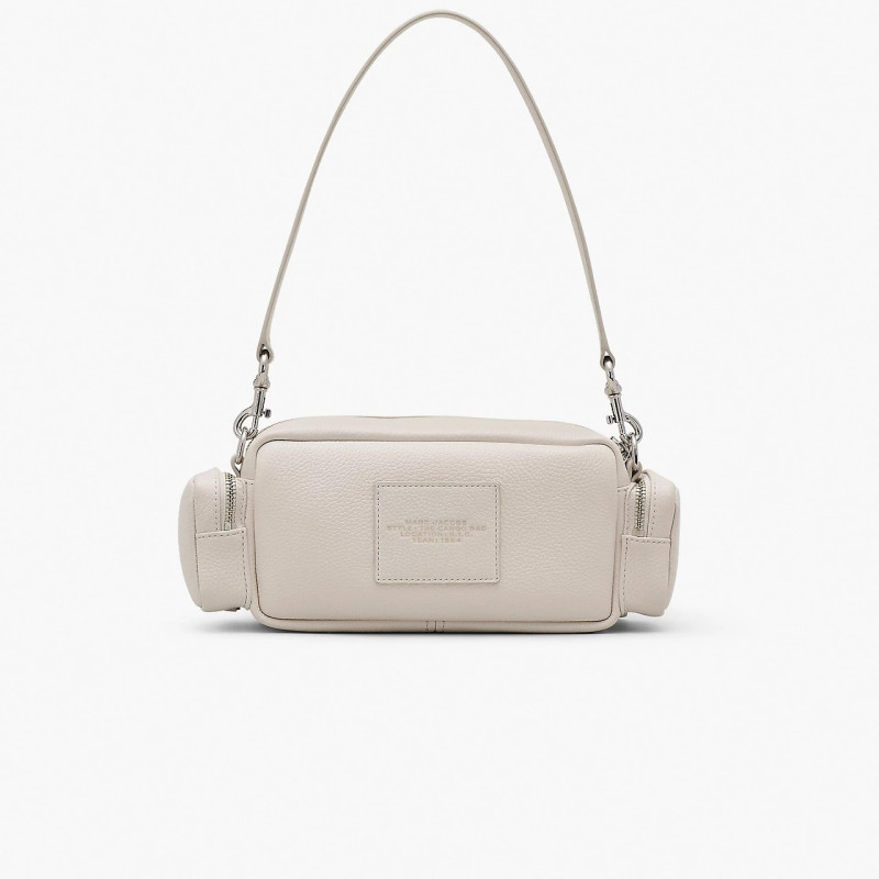 Сумка Marc Jacobs The Leather Cargo Bag у білому кольорі, фурнітура Silver — жіноча crossbody (2S4HSH085H02_140)