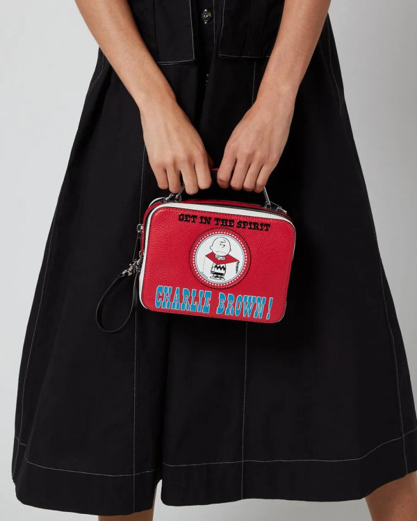 Marc Jacobs The Mini Box Bag X Peanuts Americana Bag