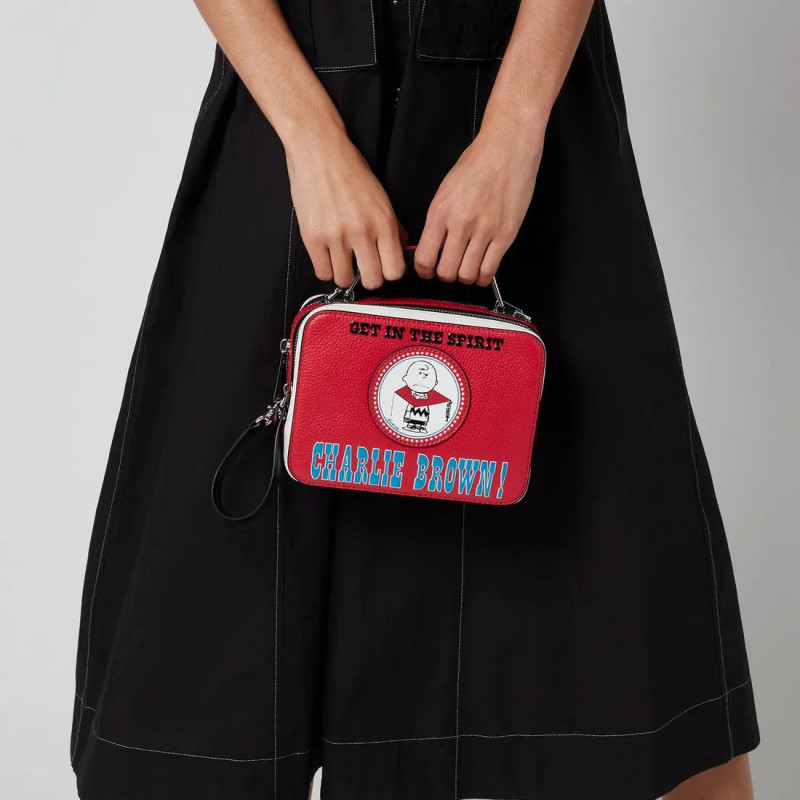 Marc Jacobs The Mini Box Bag X Peanuts Americana Bag