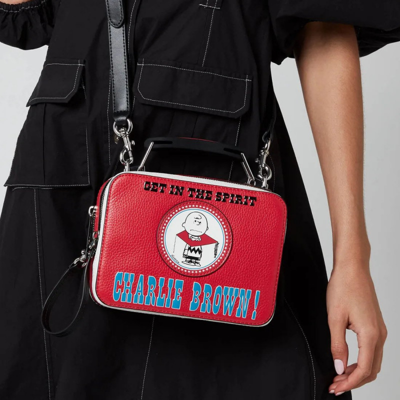 Marc Jacobs The Mini Box Bag X Peanuts Americana Bag