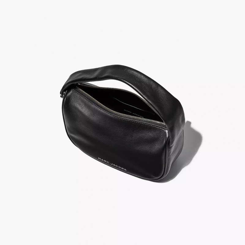 Marc Jacobs The Pushlock Mini Hobo Bag Black