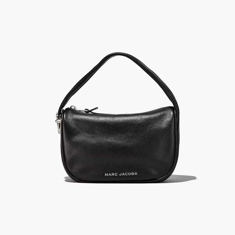 Marc Jacobs The Pushlock Mini Hobo Bag Black