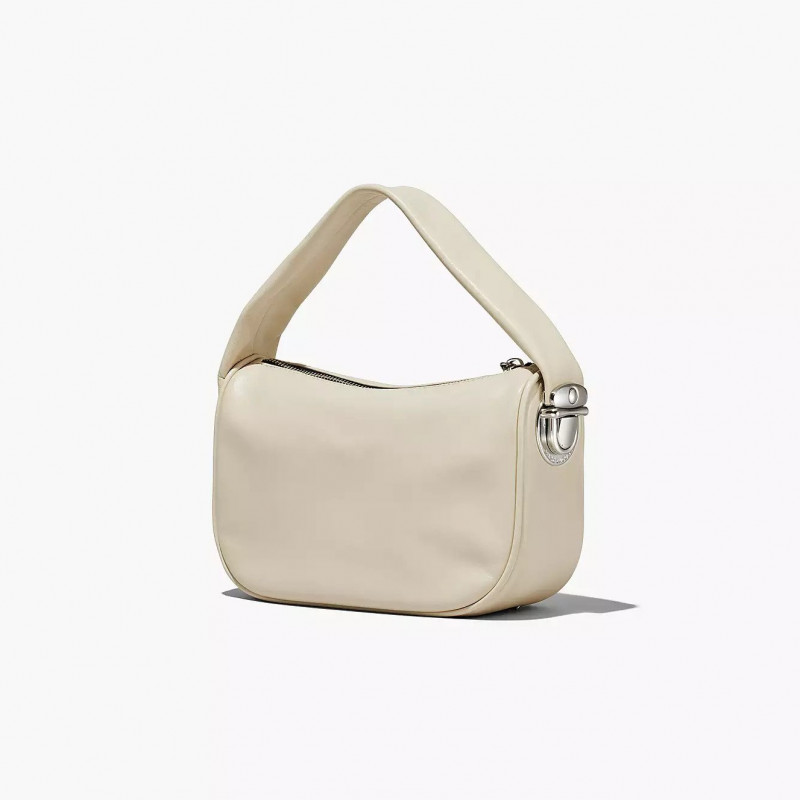Marc Jacobs The Pushlock Mini Hobo Bag Cloud White