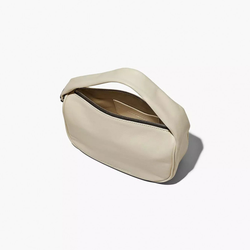 Marc Jacobs The Pushlock Mini Hobo Bag Cloud White