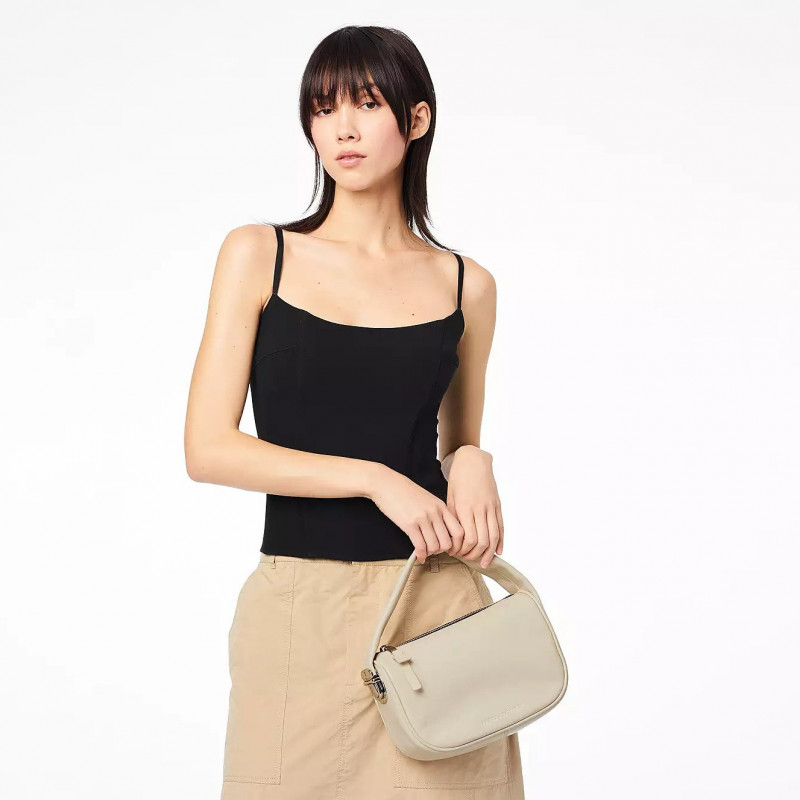 Marc Jacobs The Pushlock Mini Hobo Bag Cloud White