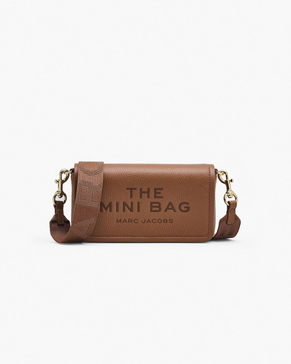 Мінісумка Marc Jacobs The Leather Mini Bag у відтінку Argan Oil