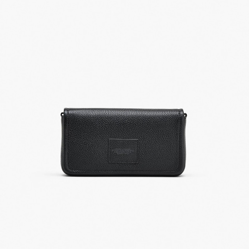 Marc Jacobs Leather Mini Bag Black — компактна шкіряна mini bag з ремінцем (2S4SMN080S02_001)