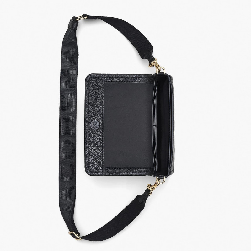 Marc Jacobs Leather Mini Bag Black — компактна шкіряна mini bag з ремінцем (2S4SMN080S02_001)
