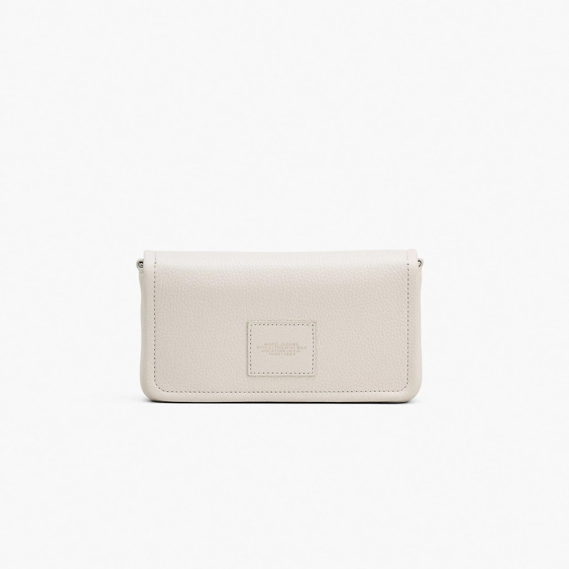 Marc Jacobs Leather Mini Bag Cotton — шкіряна мінісумка через плече