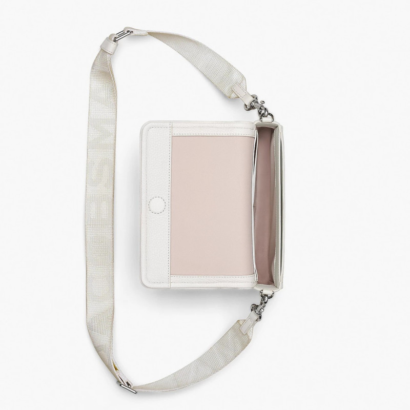 Marc Jacobs Leather Mini Bag Cotton — шкіряна мінісумка через плече