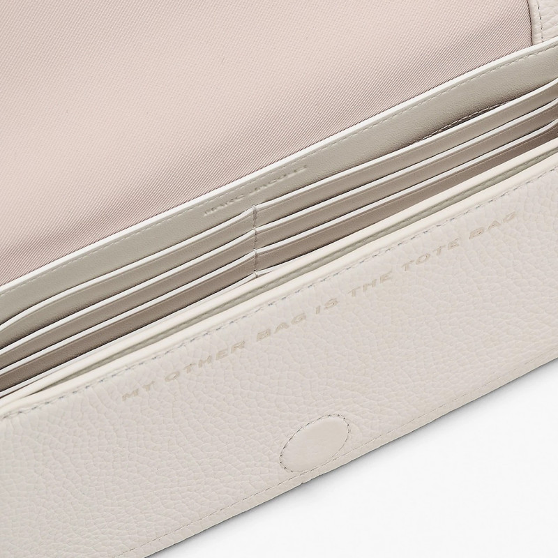 Marc Jacobs Leather Mini Bag Cotton — шкіряна мінісумка через плече