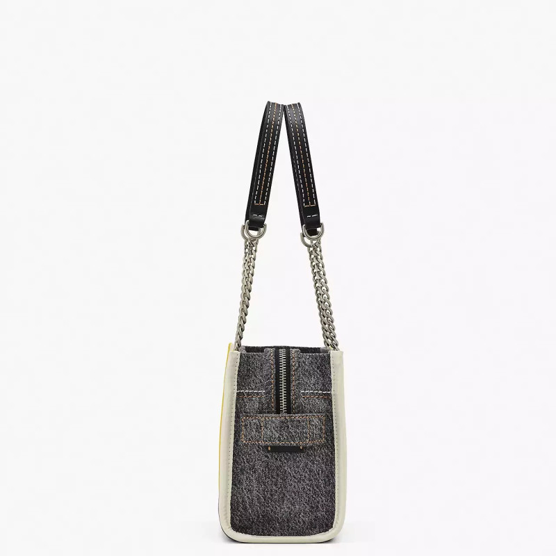 Сумка Marc Jacobs The Denim Black Wash Chain Small Tote Bag