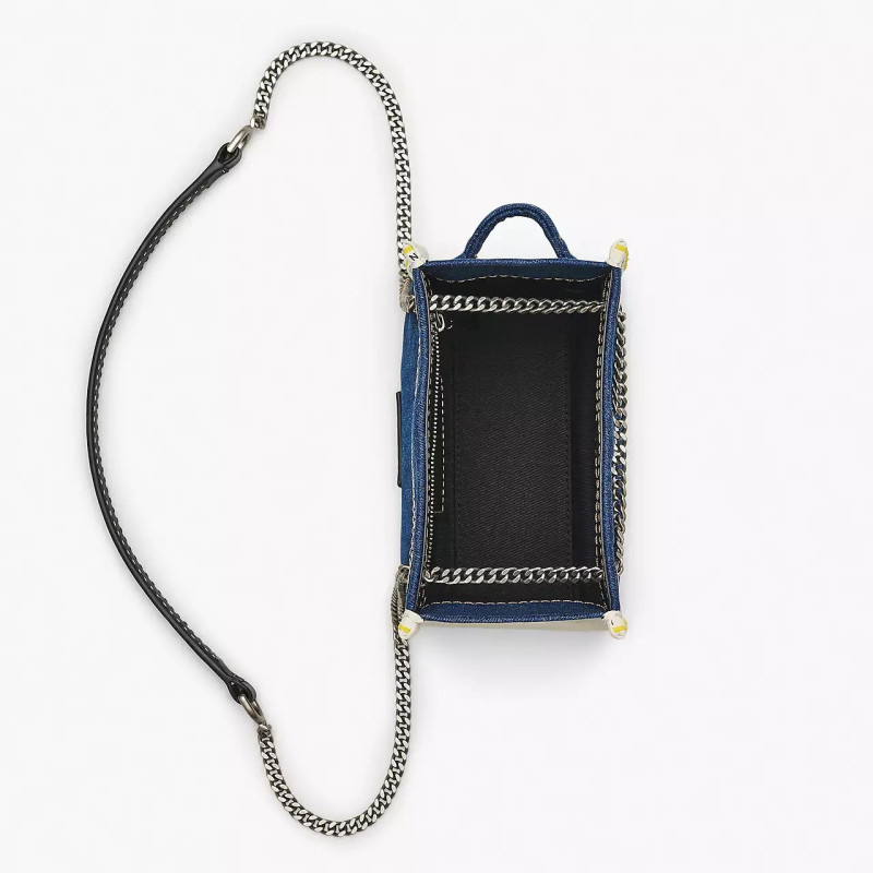 Сумка Marc Jacobs The Denim Dark Wash Chain Small Tote Bag