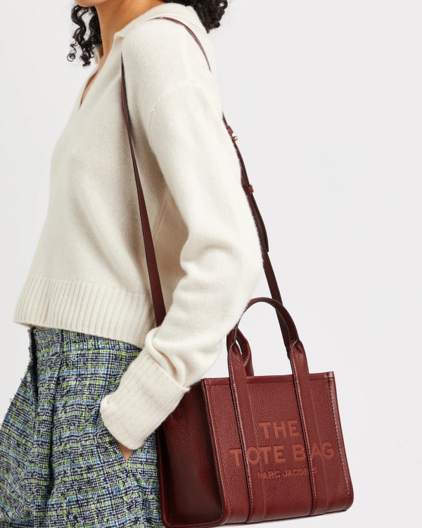 Сумка Marc Jacobs The Leather Small Tote Bag Chianti