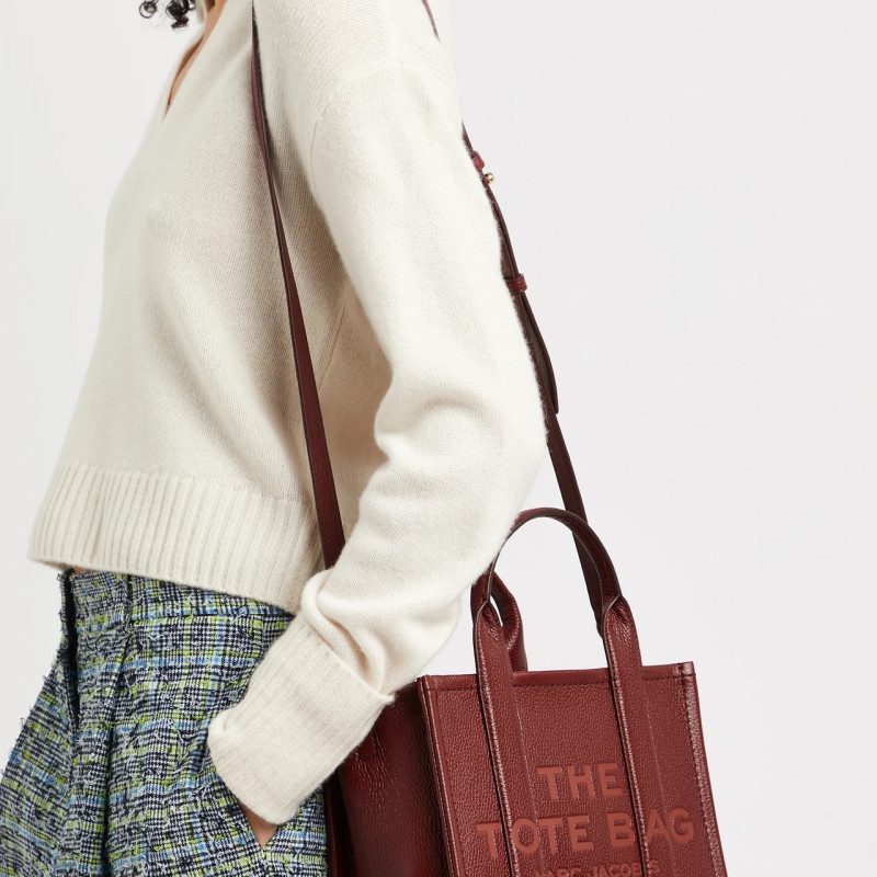 Сумка Marc Jacobs The Leather Small Tote Bag Chianti