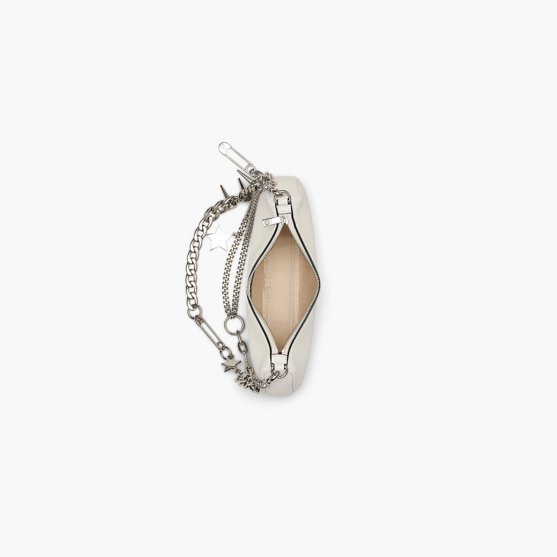 Біла шкіряна сумка Marc Jacobs The Star Charm з підвіскою-зіркою
