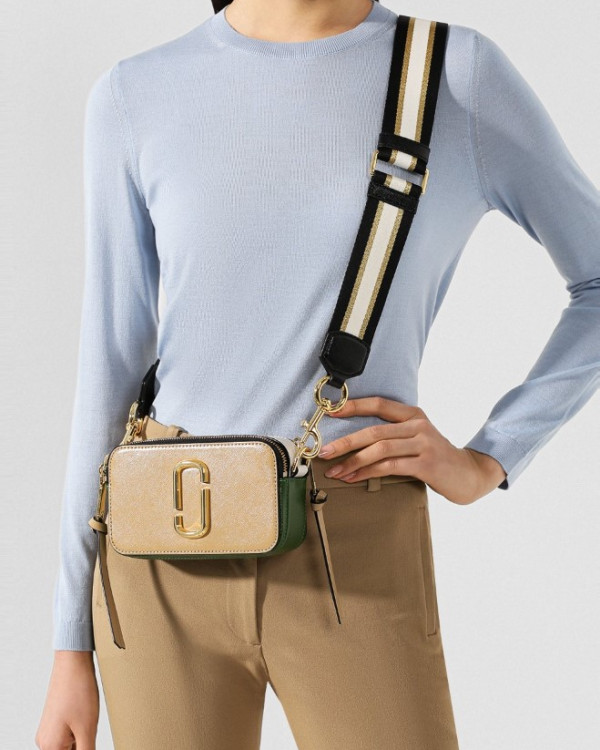 Marc Jacobs Snapshot Small Camera Bag Sandcastle Multi