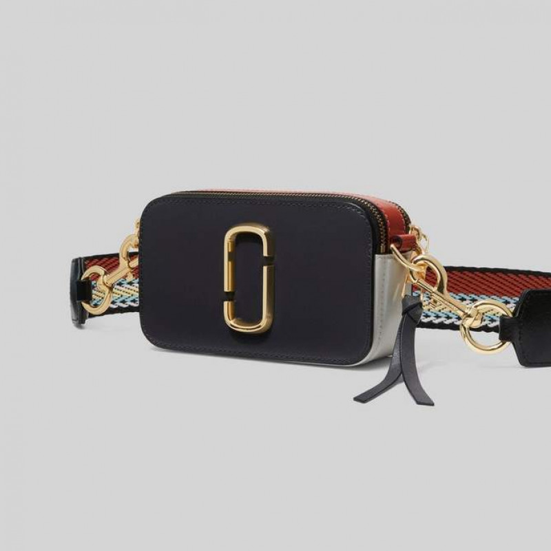 Marc Jacobs The Snapshot Cylinder Grey Multi Bag