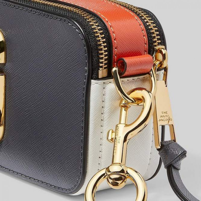 Marc Jacobs The Snapshot Cylinder Grey Multi Bag