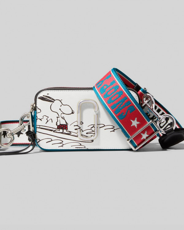 Сумка Marc Jacobs The Snapshot Snoopy White Multi