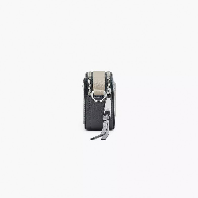 Marc Jacobs The Snapshot Wolf Grey (2S3HCR500H03) сіра шкіряна сумка кросс-боді