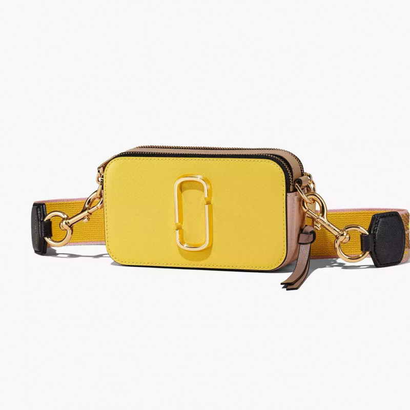 Сумка Marc Jacobs The Snapshot Yellow Cream Multi
