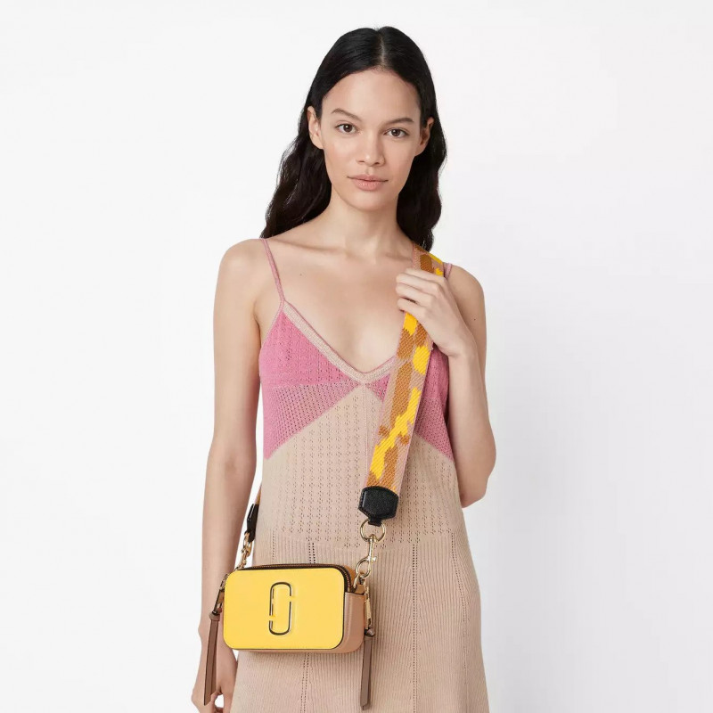 Сумка Marc Jacobs The Snapshot Yellow Cream Multi