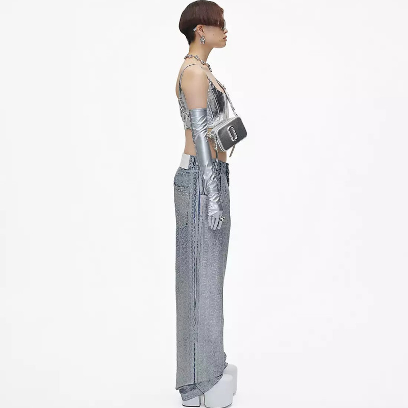 Сумка Marc Jacobs The Metallic Snapshot DTM (Монохромна фурнітура)