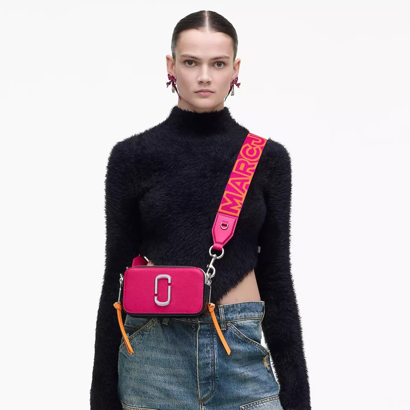 Сумка Marc Jacobs The Snapshot Hot Pink Multi